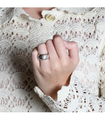 Chopard Happy Hearts diamonds and gold ring