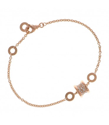 Bulgari B.Zero 1 diamonds and gold bracelet