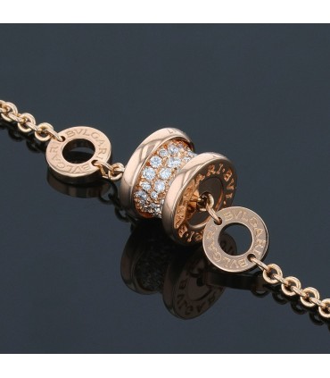 Bulgari B.Zero 1 diamonds and gold bracelet