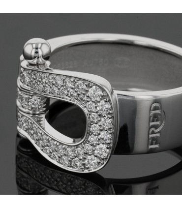 Fred Force 10 diamonds and gold ring