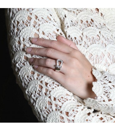 Fred Force 10 diamonds and gold ring