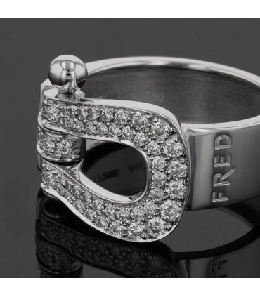 Fred Force 10 diamonds and gold ring