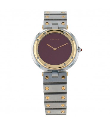 Cartier Santos gold and stainless steel watch