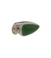 Puiforcat silver, gold and jade ring