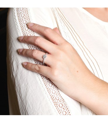 Messika Solitaire M-Love diamonds and gold ring