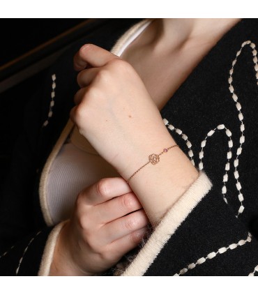 Piaget Rose gold, diamond and pink sapphire bracelet