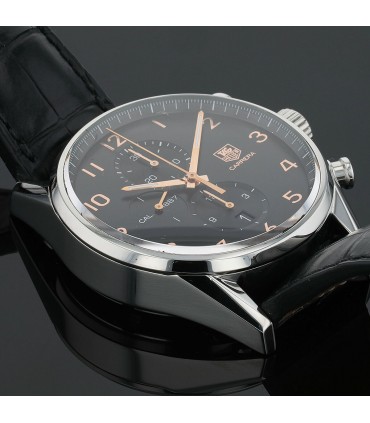 Tag Heuer Carrera gold and stainless steel watch