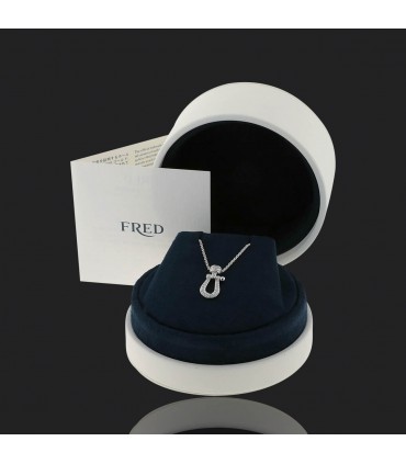 Fred Force 10 diamonds and gold necklace