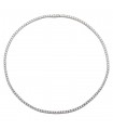 Collier rivière platine et diamants