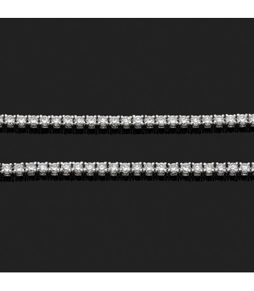 Collier rivière platine et diamants