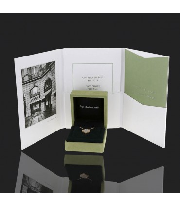 Van Cleef & Arpels Vintage Alhambra mother-of-pearl and gold necklace