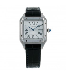 Cartier Santos Dumont stainless steel watch