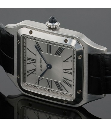 Cartier Santos Dumont stainless steel watch