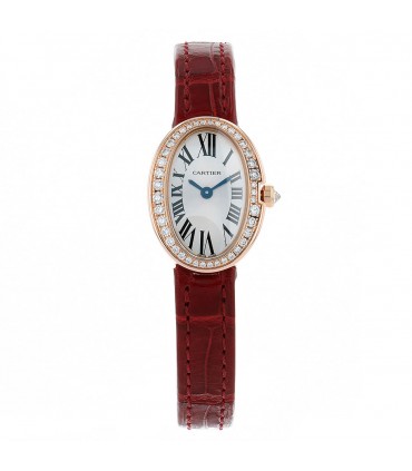 Cartier Baignoire diamonds and gold watch