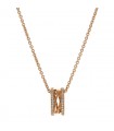 Bulgari B.Zero 1 diamonds and gold necklace