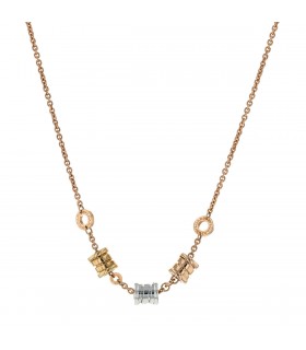 Bulgari B.Zero 1 three tones gold necklace