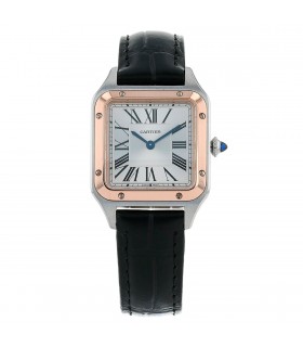 Cartier Santos Dumont gold and stainless steel watch