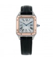 Cartier Santos Dumont gold and stainless steel watch