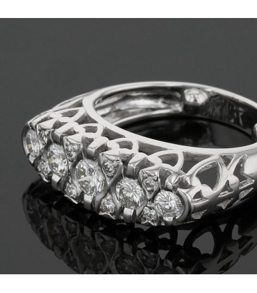 Diamonds and gold ring