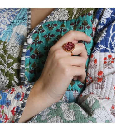 Fred Kate Moss rubies and gold ring