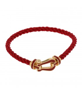 Fred Force 10 enamel and gold bracelet