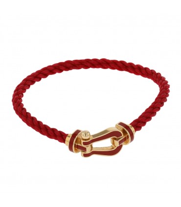 Fred Force 10 enamel and gold bracelet
