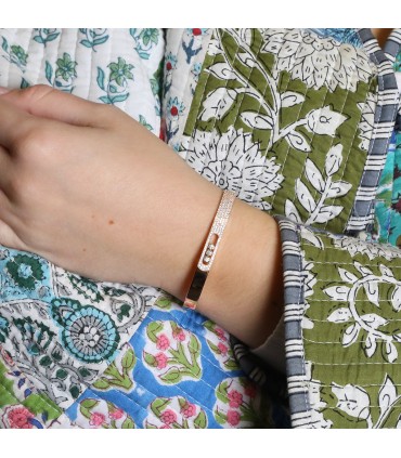 Messika Move diamonds and gold bracelet