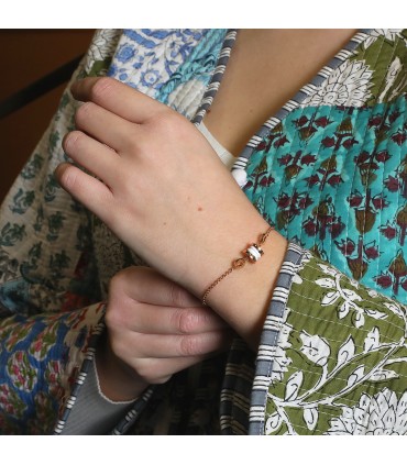 Bulgari B.Zero 1 ceramic and gold bracelet
