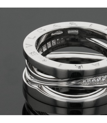 Bulgari B.Zero 1 diamonds and gold ring