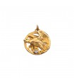 Pendentif or et diamant