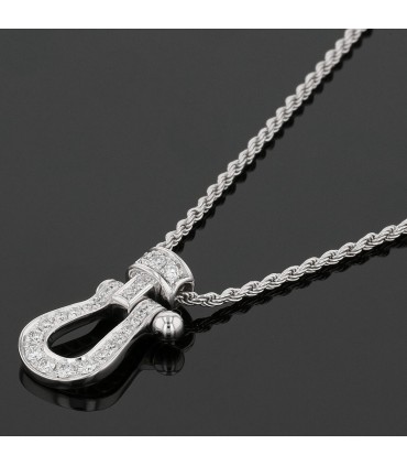 Fred Force 10 diamonds and gold necklace
