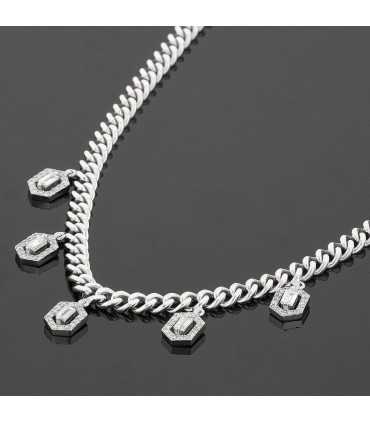 Djula diamonds and gold necklace