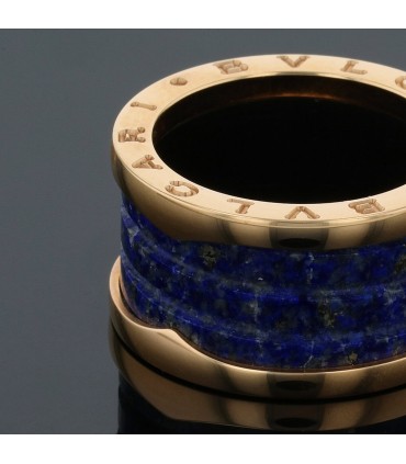 Bulgari B.Zero 1 lapis lazuli and gold ring