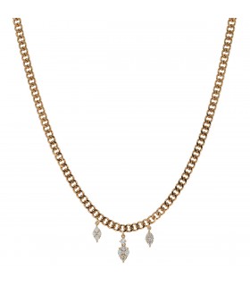 Djula diamonds and gold necklace