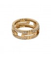 Bulgari Parentesi gold and diamonds ring