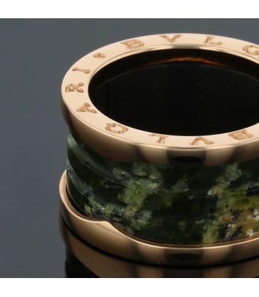 Bulgari B.Zero 1 marble and gold ring