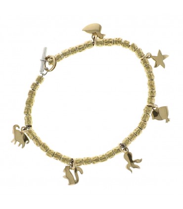 Dodo gold and silver bracelet