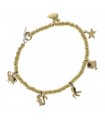 Dodo gold and silver bracelet