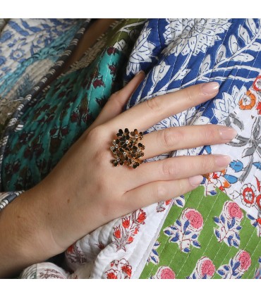 Van Cleef & Arpels Frivole diamonds and gold ring