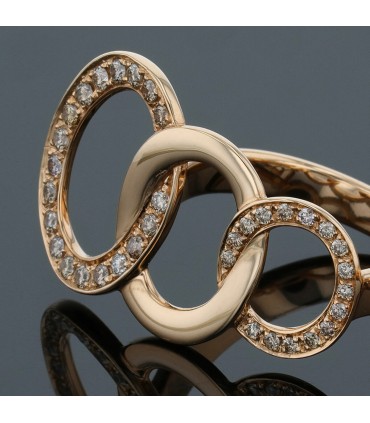 Pomellato Brera diamonds and gold ring