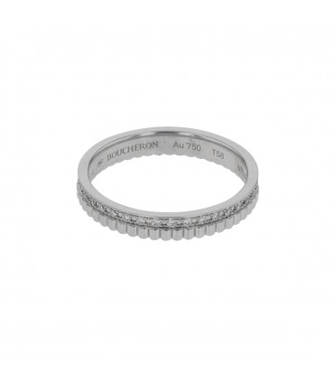 Boucheron Quatre diamonds and gold ring