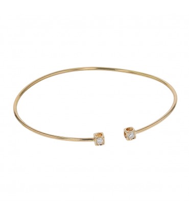 Dinh Van Cube diamonds and gold bracelet