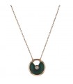 Cartier Amulette malachite, diamond and gold necklace