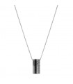 Boucheron Quatre diamonds, black PVD and gold necklace
