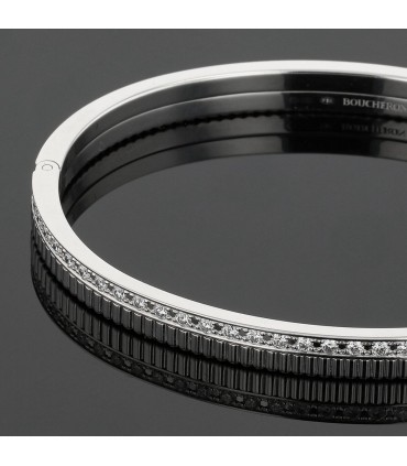 Boucheron Quatre Radiant diamonds and gold bracelet