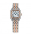 Cartier Panthère diamonds, gold and stainless steel watch