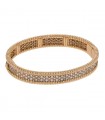 Van Cleef & Arpels Perlée diamonds and gold bracelet