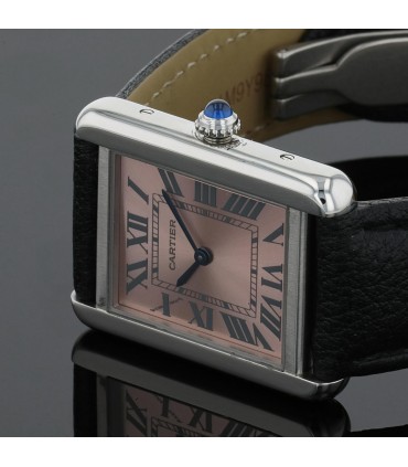 Cartier Tank stainless steel watch