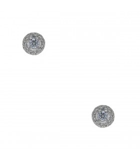 Boucles d’oreilles or et diamants