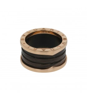 Bulgari B.Zero 1 marble and gold ring
